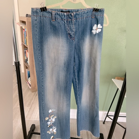 Vintage Kenneth Cole Boot Cut Jeans Size 8 - Picture 1 of 4